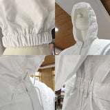 White Cotton Protective Coveralls