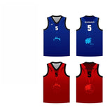 Custom Single Layer Double-Sided Team Basketball Jersey