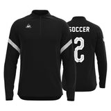 Autumn/Winter Long-Sleeve Half-Zip Football Training Suit Set