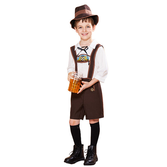 Boys' Oktoberfest Role Play Lederhosen Costume