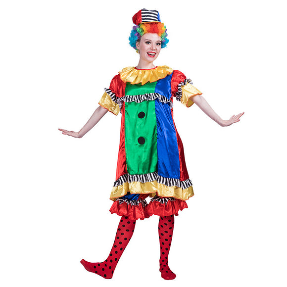 Women Adult Cosplay Suit Halloween Clown Costumes