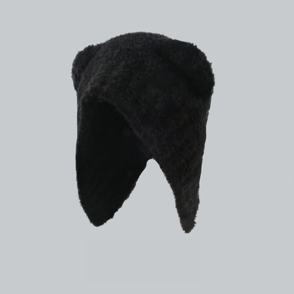 Experience the delightful warmth and charm of our Little Bear Plush Earflap Ha