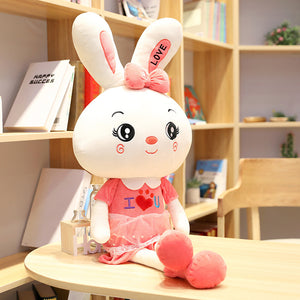 Big Stuffed Plush Soft Animal Rabbit Toys Doll with Lace Skirt