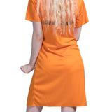 Orange Prisoner Costume Ladies