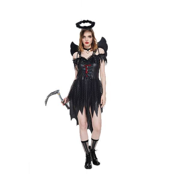 Black Magic Mistress Fancy Dress Costume Halloween