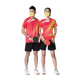 New Design Short Sleeve Badminton Uniform Set