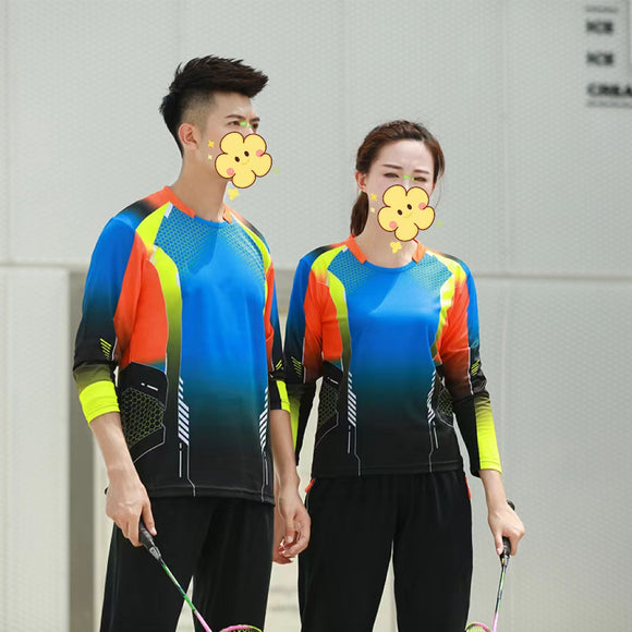 Custom Long-Sleeve Badminton Uniform