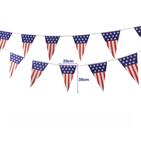 USA Triangle Stars and Stripes Pennant flags Banners