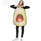 Sponge avocado costume for adults for Halloween party