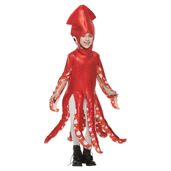 Kids Squid Halloween Cute Octopus Costumes
