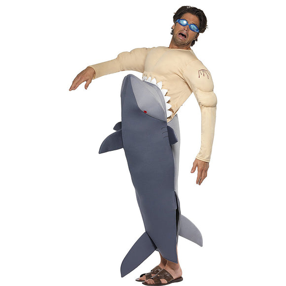 Prank Shark Eating Human Costume