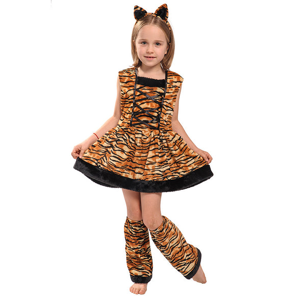 Halloween Tiger Girl Costume