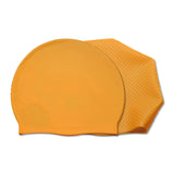 Solid Color Silicone Swimming Cap with Inner Granules