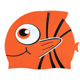 Children's Cartoon Silicone Swimming Cap