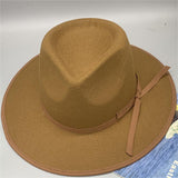 Custom Personalized Unisex Woolen Western Fedora Hat