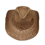 Vintage Hand-Woven Foldable Cowboy Hat