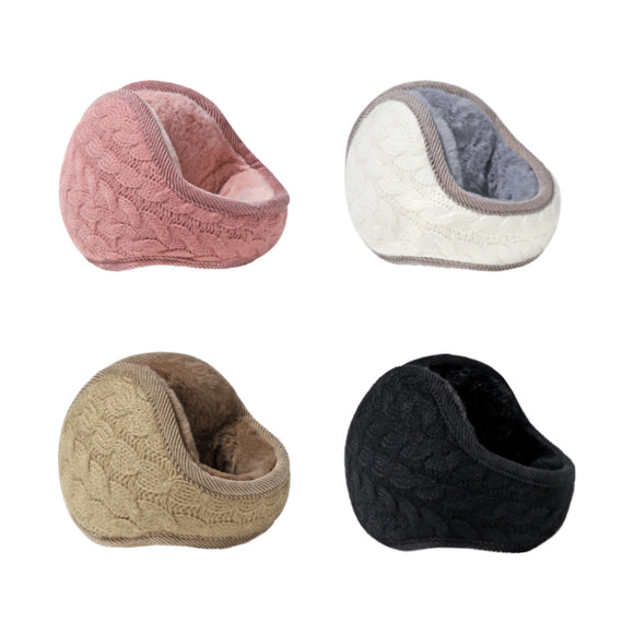 Unisex Furry Fleece Warm Knit Earmuffs