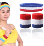 Rainbow Wristband and Headband Set