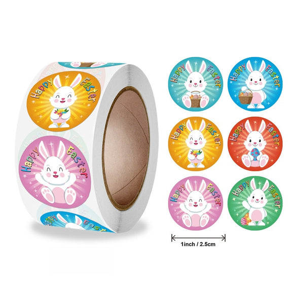 Bunny Rabbit Stickers Roll 8 Design 238452