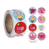 1"/2.5cm Roll Heart Gift Sticker Labels