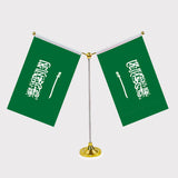 West Asia  Y Shape Friendship Desk Flag
