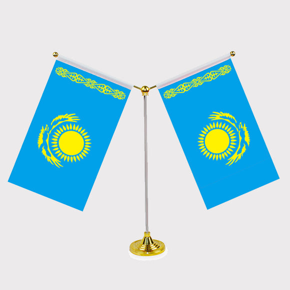 Central Asis Y Shape Friendship Desk Flag