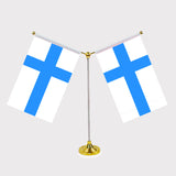 Northern Europe  Y Shape Friendship Desk Flag