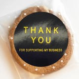 1 inch Gold Foil Round Thank You Stickers Roll