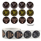 1 Inch Gold Foil Thank You Labels for Packaging