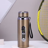 Stainless Steel Vacuum Water Flask Business Custom Gift Logo Travel Thermos Coffee Pot Large Capacity