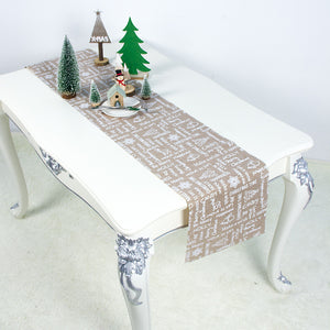 Christmas Table Runner for Indoor Home Party Decor