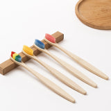 High Quality Biodegradable Charcoal Bristles Bamboo Toothbrush
