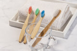 Customized Eco-friendly Biodegradable Soft bristle Bamboo Toothbrush