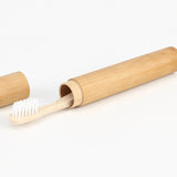 Customized Eco-friendly Biodegradable Nature Bamboo Toothbrush Tube