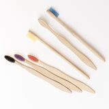 Natural Bamboo Handle Toothbrush for Women and Men