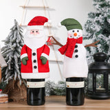 Hot Sale Christmas Felt Wine Bottle Cover Gift Bags