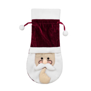 Wholesale Santa Claus Christmas Wine Bottle Cover for Christmas Dinner Table Decorations