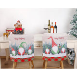 Santa Kitchen Table Chair Covers Christmas Chair Cover for Holiday Home Party Decoration