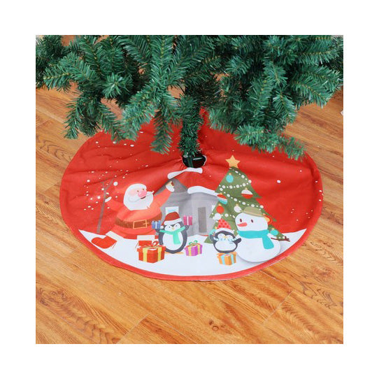 Wholesale Cheap Red Artificial Christmas Tree Skirt