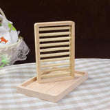 Eco-friendly Bamboo Soap Dish Holder Accessory for Bathroom