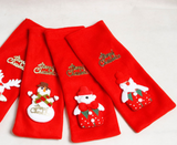 Christmas Decoration Wine Bottle Cover Bags Drawstring Non Woven Fabric Pouch Bag