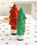 Amazon Hot Selling Merry Christmas Home Decoration Christmas Wine Bottle Cover