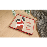 Hot Sale Felt Christmas Tree Skirt Base Floor Mat Cover For Xmas Party Decoration Custom