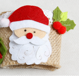 Hot Selling Christmas Decoration Drawstring Gift Candy Bags