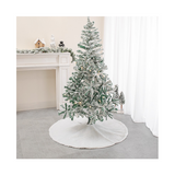 The New Merry Christmas White Christmas Tree Skirt Can Be Customized