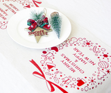 European Style Home Decoration Christmas Ornament Table Runner