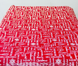 100% Polyester Customized Size Christmas Table Cloth