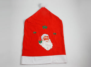 Hot Selling Christmas Chair Cover with Santa Design