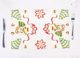 Xmas Holiday Supplies Table Place Mats for Kitchen Dining Home Decoration