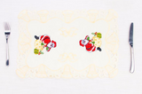 Xmas Holiday Supplies Table Place Mats for Kitchen Dining Home Decoration